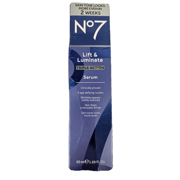 No7 Lift & Luminate Triple Action Face Serum 50ml/1.69oz - Picture 1 of 4